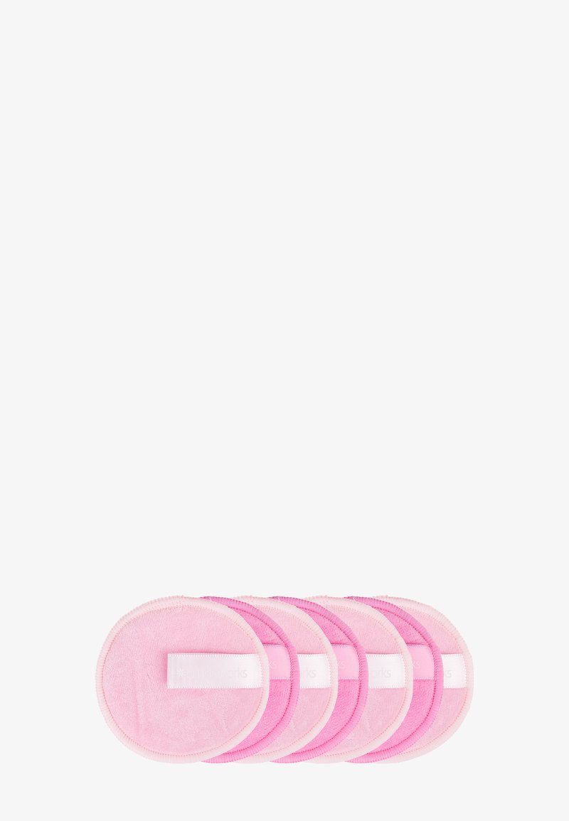 Brushworks - REUSABLE MICROFIBRE CLEANSING PADS - 7 PACK - Accessoires soin du corps - pink, Agrandir