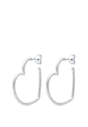 Elli HEART - Earrings - silver-coloured