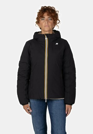 K-Way THERMO DOUBLE - Giacca invernale - black p beige g