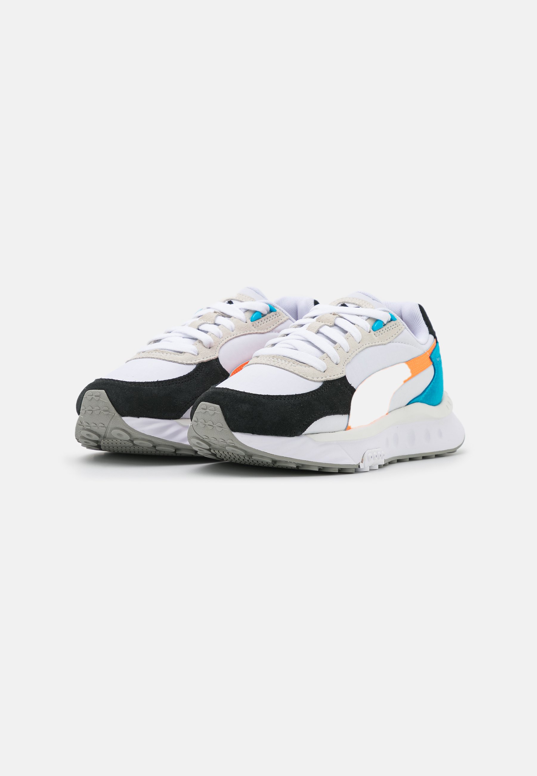 puma white and orange