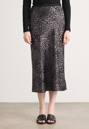 LOGO SLIP SKIRT - A-line skjørt - disguise black