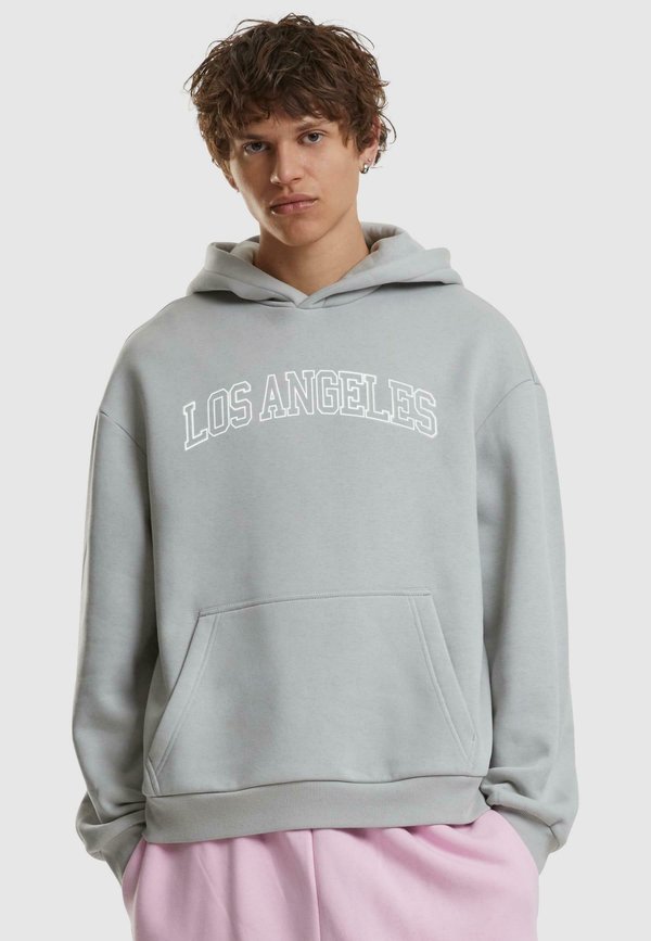 LOS ANGELES FLUFFY - Kapuzenpullover - lightasphalt