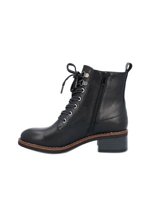 Botines con cordones - black