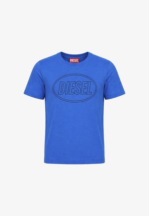 Diesel, TEE SHIRT - T-shirt con stampa - royal