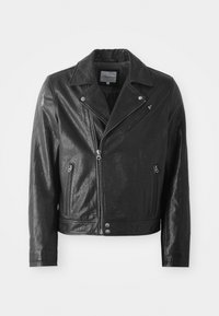 STEVE - Lederjacke - black