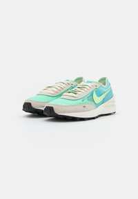 Nike Sportswear W NIKE WAFFLE ONE - Sapatilhas - white/lime glow/black