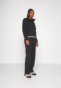 Peak Performance FLEECE SNAP T-NECK - Fleecetrøjer - black