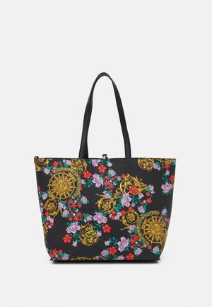 SAFFIANO SUNFLOWER SET - Tote bag - black/red