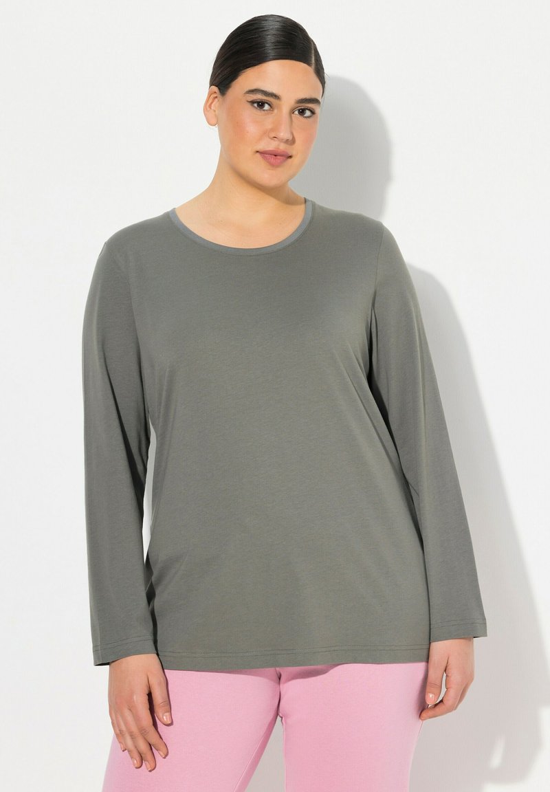 Ulla Popken COL ROND - Langarmshirt - gray