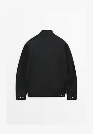 Massimo Dutti, BOMBER JACKET WITH COLLAR DETAIL - Lichte jas - dark blue