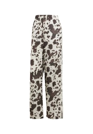 adidas Originals COW PRINT SATIN WIDE LEG - Teplákové kalhoty - multicolor off white