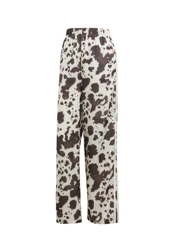 COW PRINT SATIN WIDE LEG - Tracksuit bottoms4