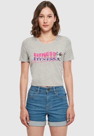 MICKEY FITNESS TEE - T-shirt imprimé - grey