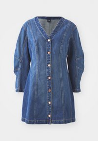 HORSESHOE MINI DRESS NILLSEN - Haljina od trapera - medium wash
