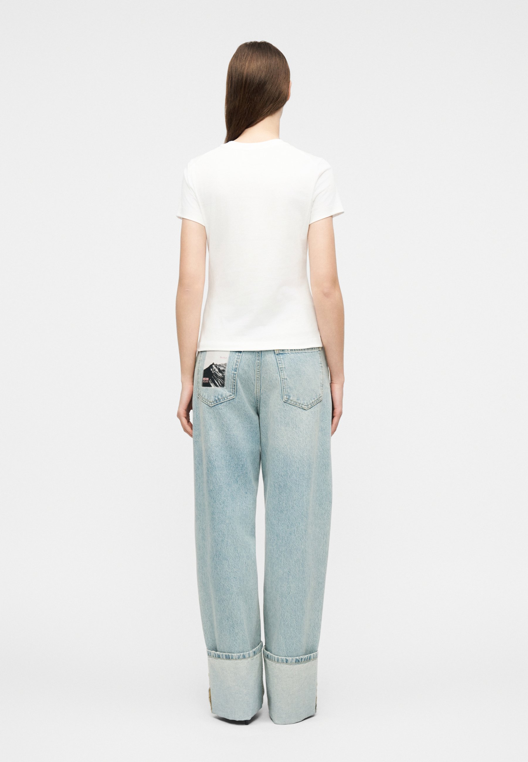 MOSCHINO JEANS Print T-shirt - white - Zalando.co.uk