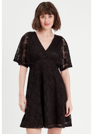 MIT SPITZE - Cocktail dress / Party dress - noir