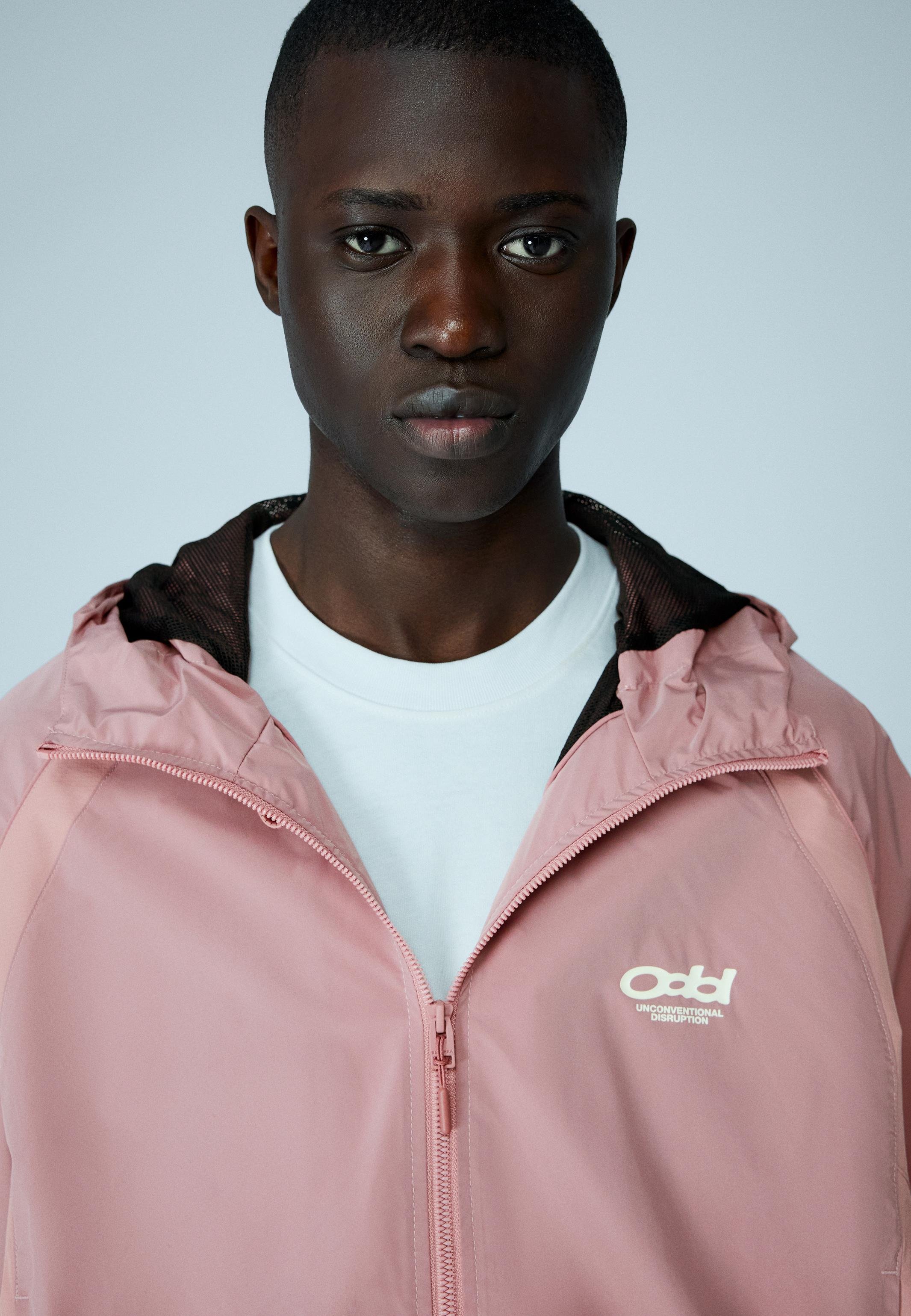 Bershka HOODED TECHNICAL - Light jacket - pink - Zalando.ie