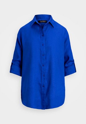 Lauren Ralph Lauren TISSUE LINEN SHIRT - Skjorte - new sapphire
