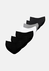 Unselected, white/grey melange/black