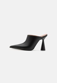 FEVER  MULE - Kontsaga tagant lahtised kingad - pure black