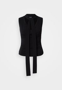 COWLNECK SCARF - Top - black