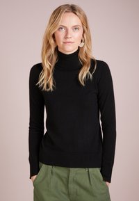 pure cashmere TURTLENECK - Pulover - black