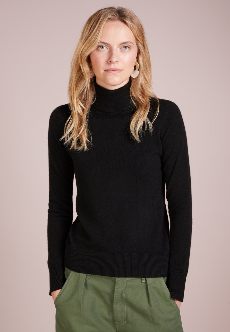 pure cashmere TURTLENECK - Pulover - black