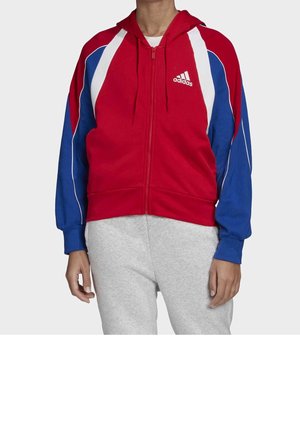 Sudadera con cremallera - red