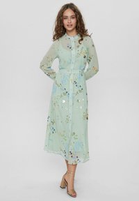 Nümph NUKYNDALL NEW  - Abito a camicia - sea foam