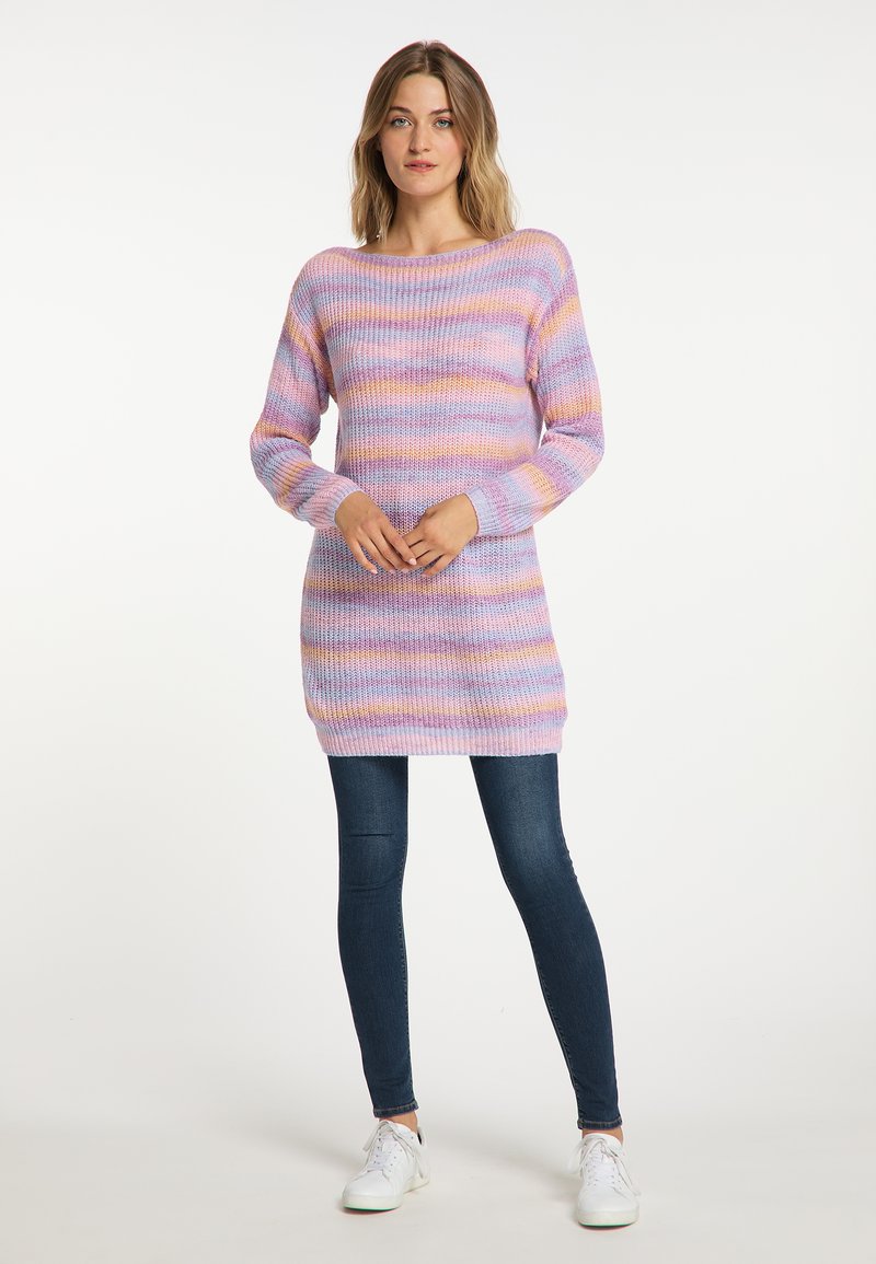 Damen Freizeitkleider | usha USHA FENIA Strickkleid mehrfarbig/flieder - QX39103 Damen Freizeitkleider | usha USHA FENIA Strickkleid mehrfarbig/flieder - QX39103
