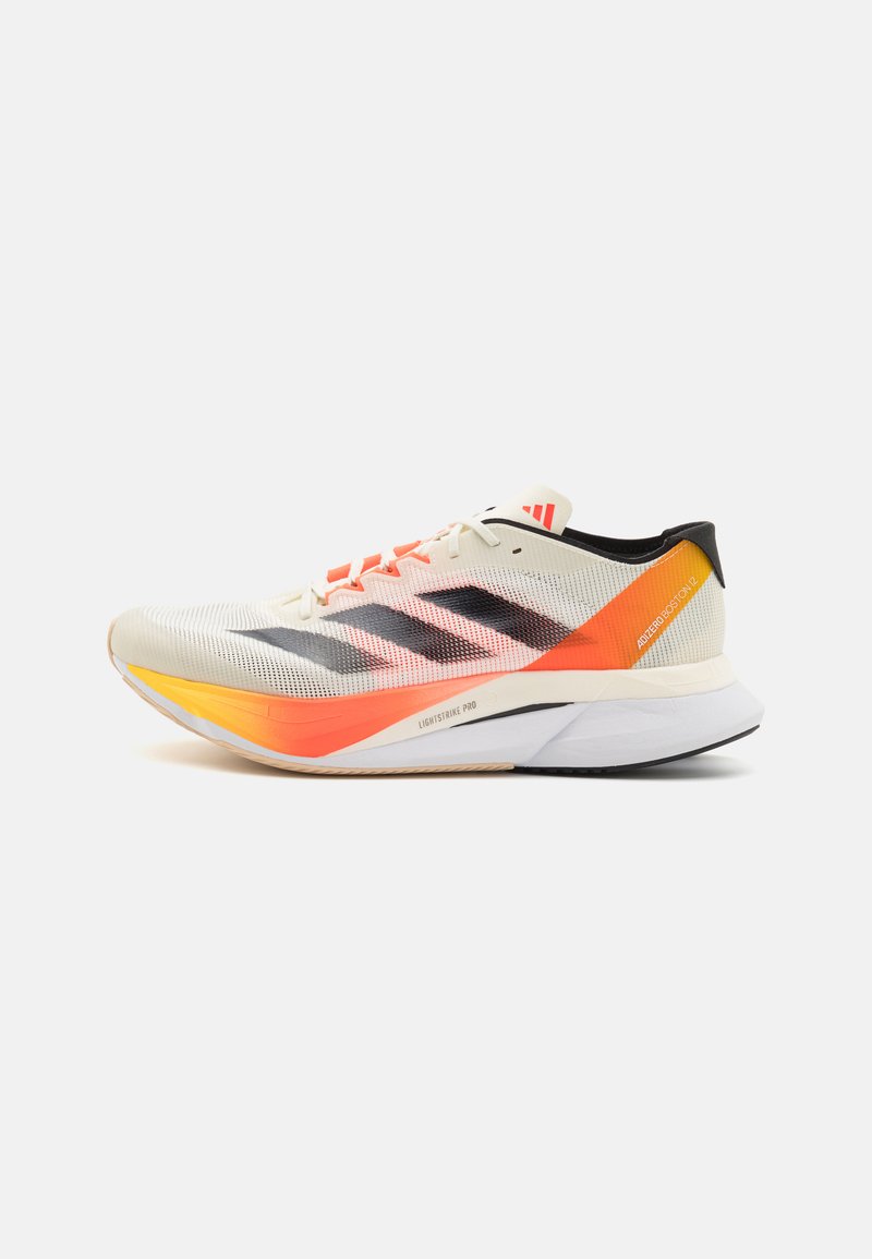 adidas Performance - ADIZERO BOSTON - Stabilumą užtikrinantys bėgimo bateliai - ivory/core black/solar red, Padidinti