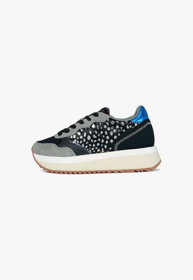Sun68 BIG ALLY ANIMALIER - Sneakers basse - nero