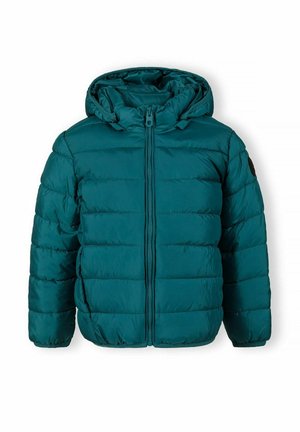 HOODED PUFFER - Luvtröja - teal