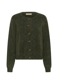 CUosana Kimmy Cardigan - Gilet - olive night melange