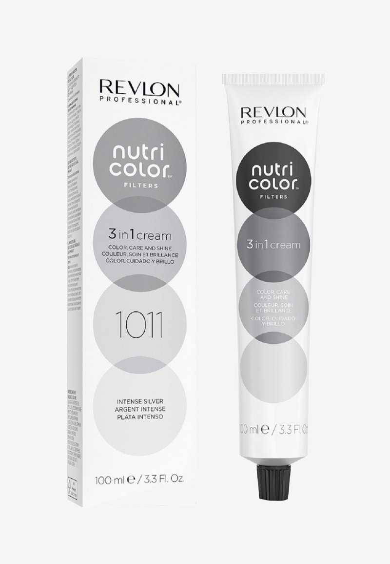 Revlon Professional - NUTRI COLOR™ FILTERS 3 IN 1 CREAM COLOR CARE AND SHINE SEMI PERMANENT - Balsamo - 1011 intense silver, Ingrandire