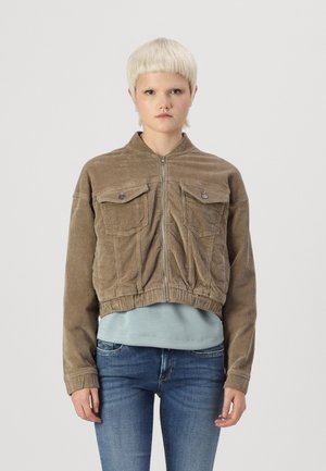 NMCORD JADE BOMBER JACKET - Bomberjacks - silver mink