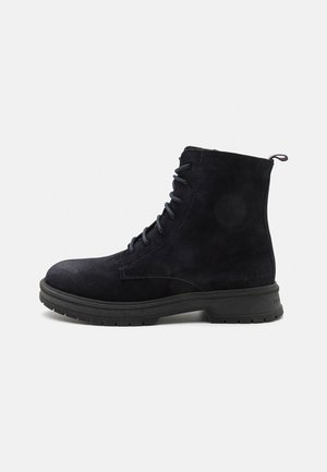 Schnürstiefelette - dark blue