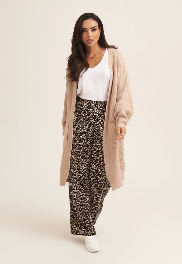 ANIMAL PRINT WIDE LEG - Trousers3