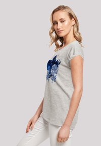 F4NT4STIC DC COMICS BATMAN ARKHAM KNIGHT THINK WITH EXTENDED  - T-shirts med print - heather grey