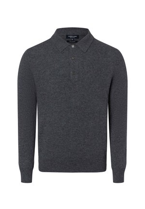Andrew James ANDREW JAMES PURE CASHMERE PULLOVER - Poloshirt - anthrazit