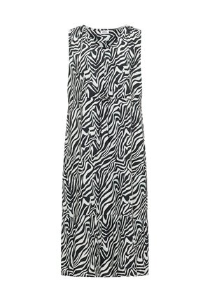 Cecil, MIDIKLEID MIT V-NECK UND ZEBRAPRINT - Robe en jersey - palm breeze green
