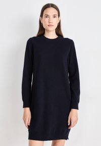 GANT DRESS - Abito in maglia - evening blue