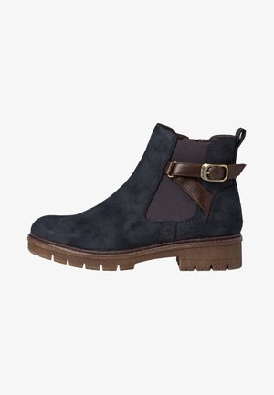 Tamaris, Bottines de cowboy / motard - blue