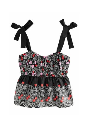 Blouse - black cherry