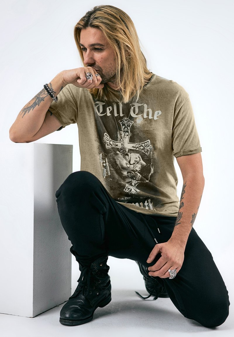 KEY LARGO Herren T-Shirt Lucky T00303 W.weiß (L