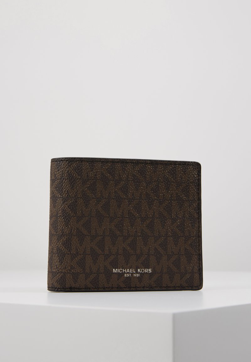 Michael Kors GREYSON BILLFOLD COIN POCKET - Portafoglio - brown/black