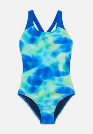 GIRLS DIGITAL ALLOVER SPLASHBACK - Traje de baño - mayan blue/deep sapphire