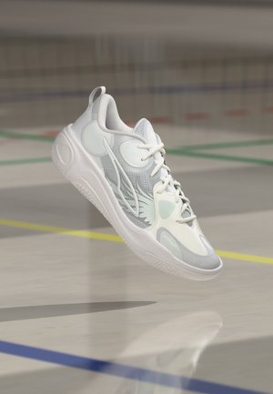 Puma, MB WORLD 01 UNISEX - Scarpe da basket - white/silver mist