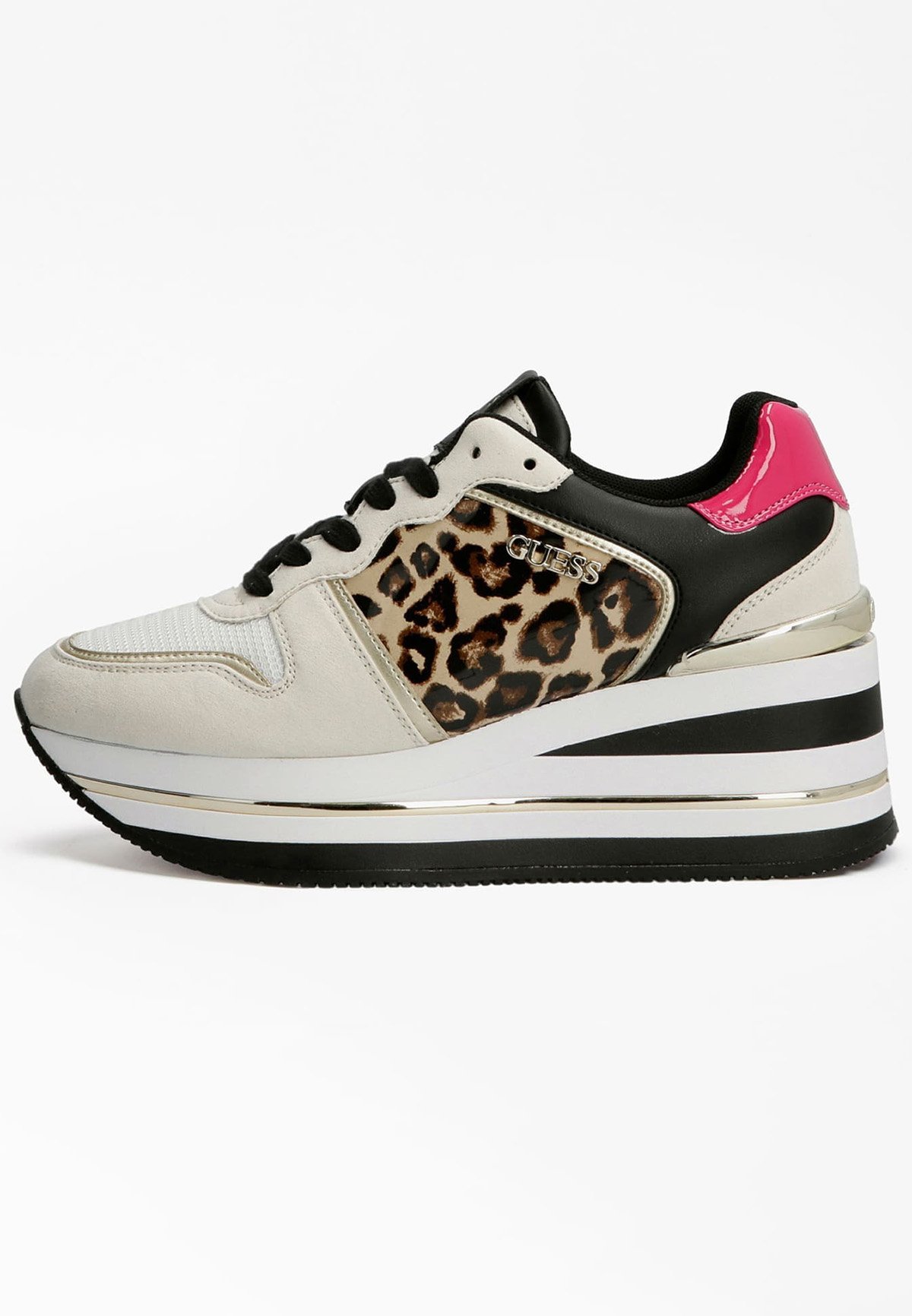 borsa guess nera pelle