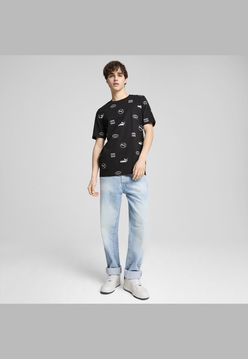 Puma POWER - Marškinėliai su spaudiniu - black